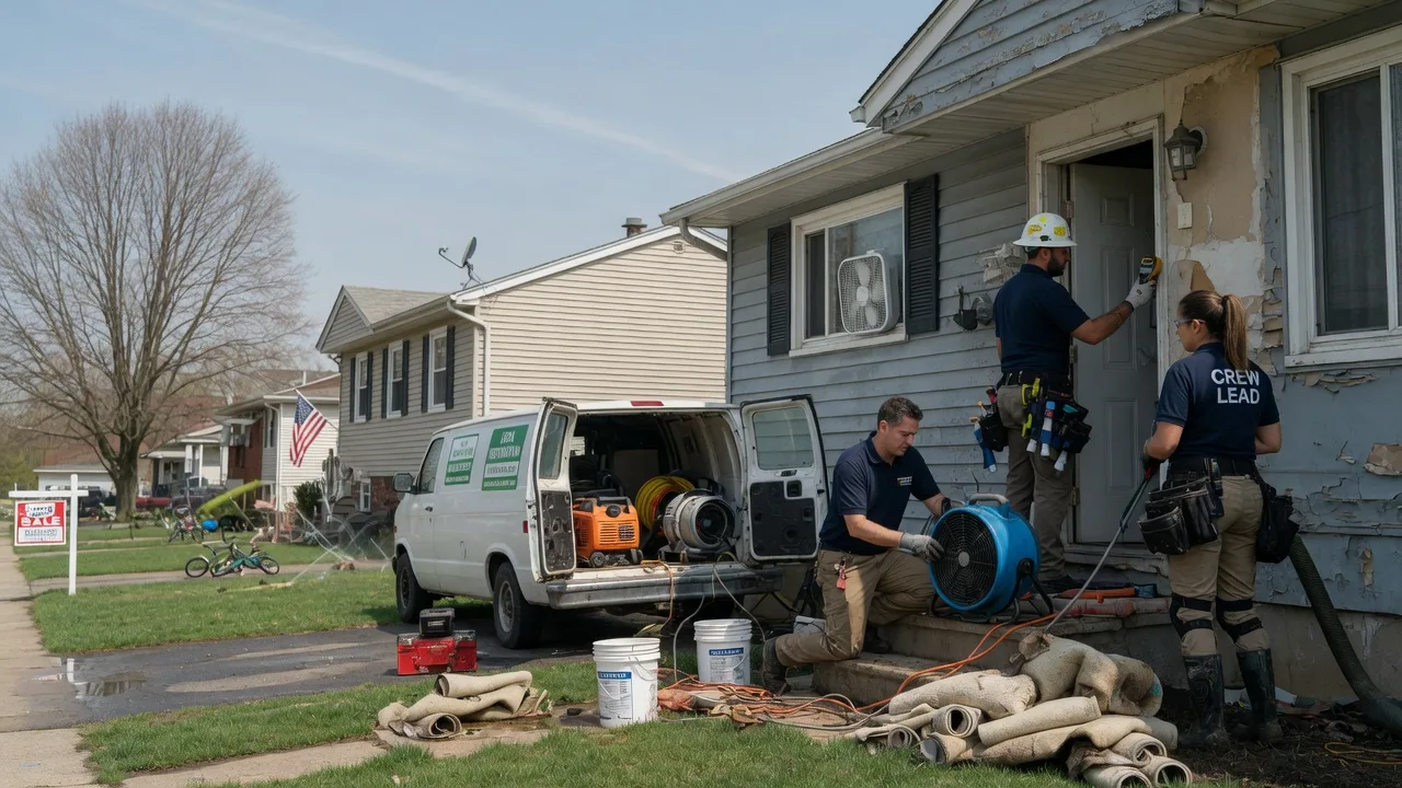 Flood Cleanup in Hext, TX near me