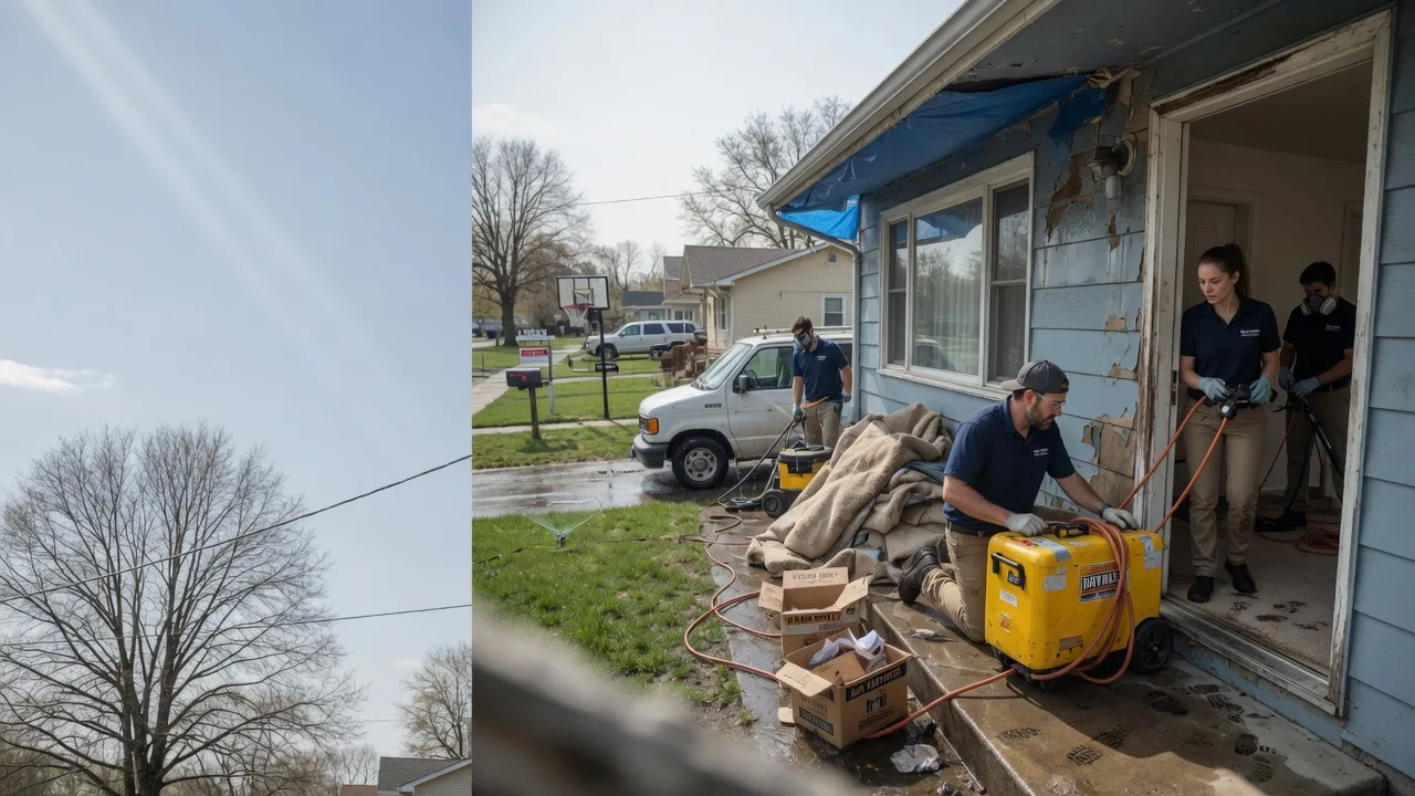 Basement Flood Cleanup in Hext, TX near me